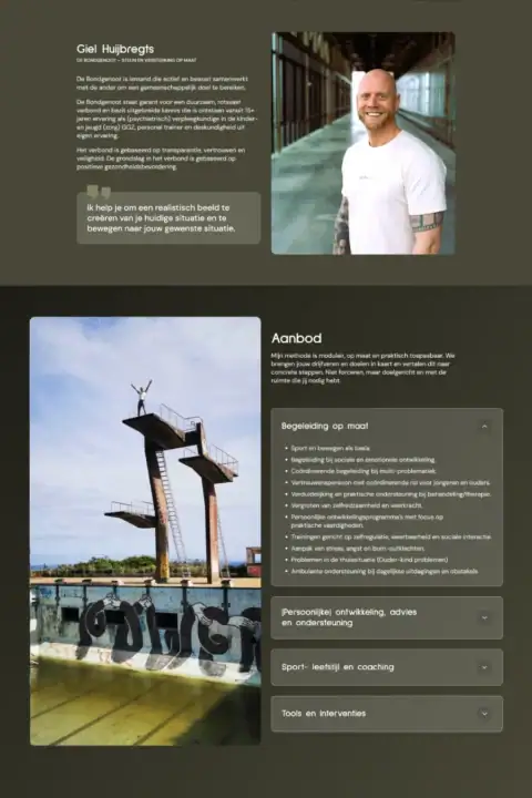 Voorbeeld website laten maken TIlburg