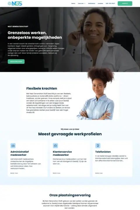 Voorbeeld website laten maken Tilburg