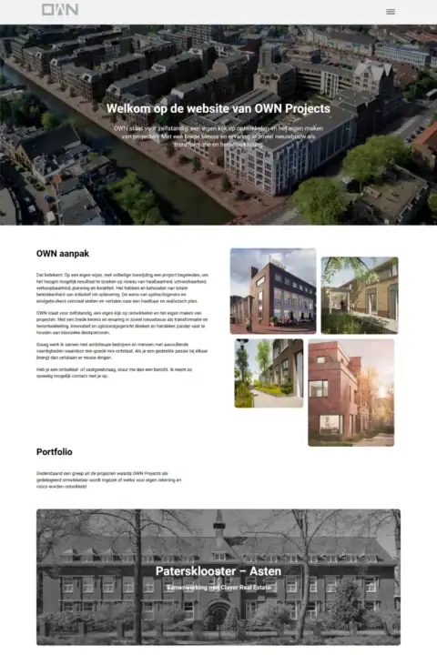 Voorbeeld website laten maken Tilburg