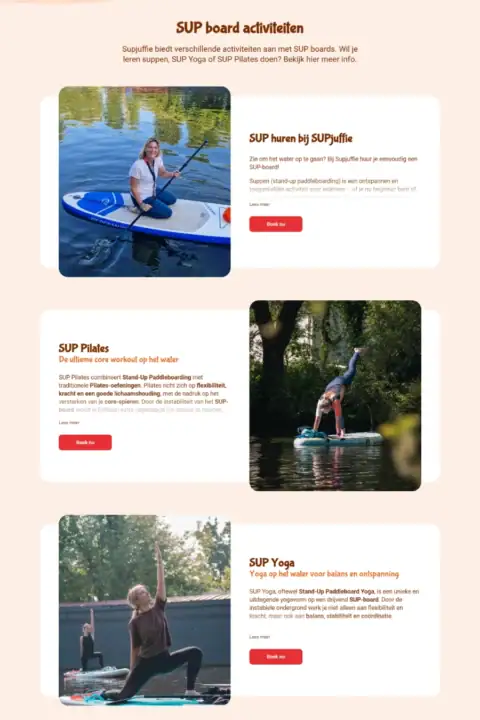 Voorbeeld website laten maken TIlburg