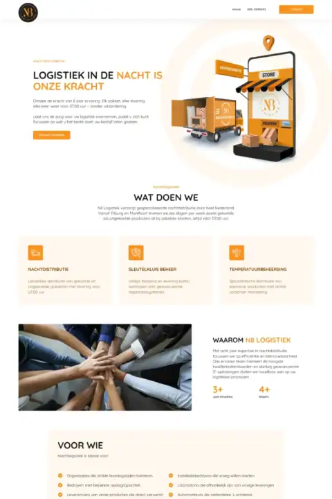 Voorbeeld website laten maken Tilburg